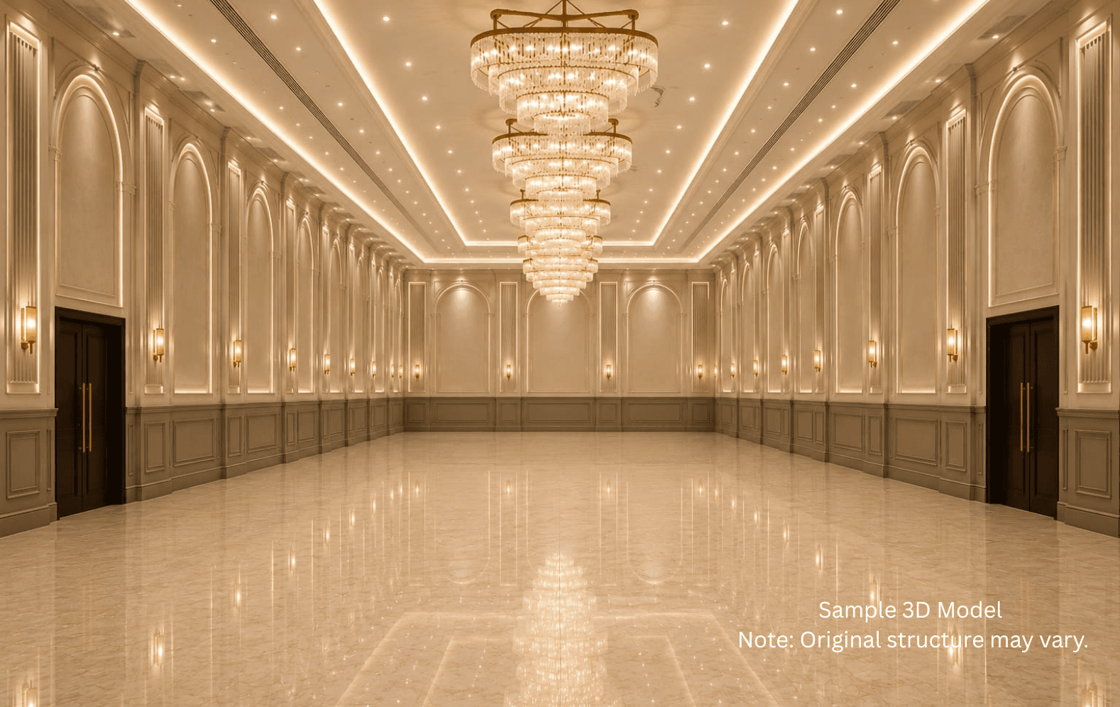 Crystal Banquet for Grand Events and Weddings Crystal Banquet for Grand Events and Weddings